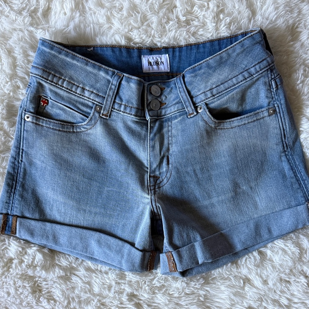 Hudson Jeans Women's Denim Blue Shorts